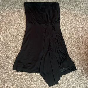 NWT White House Black Market Strapless Asymmetrical Hem Dress